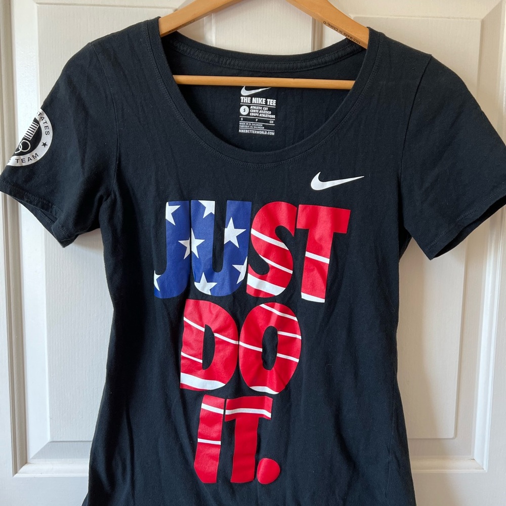 Womens Nike Us Olympic Team Just Do It Tee Size Small